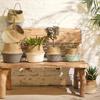 Seagrass Wicker Basket Wicker Basket Flower Pot Folding Basket Dirty Basket 