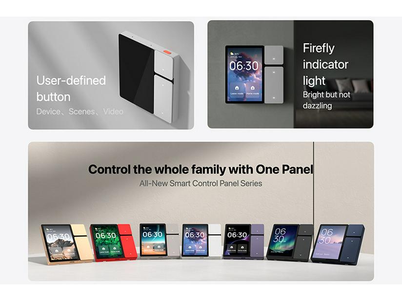 Tuya Smart 3.5" Touchscreen Switch with Infrared Control for AC & TV