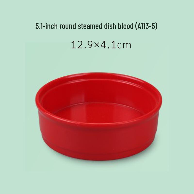 A5 Melamine Steaming Bowl - Small, Colorful, Durable for Fast Food & Steamed Dishes