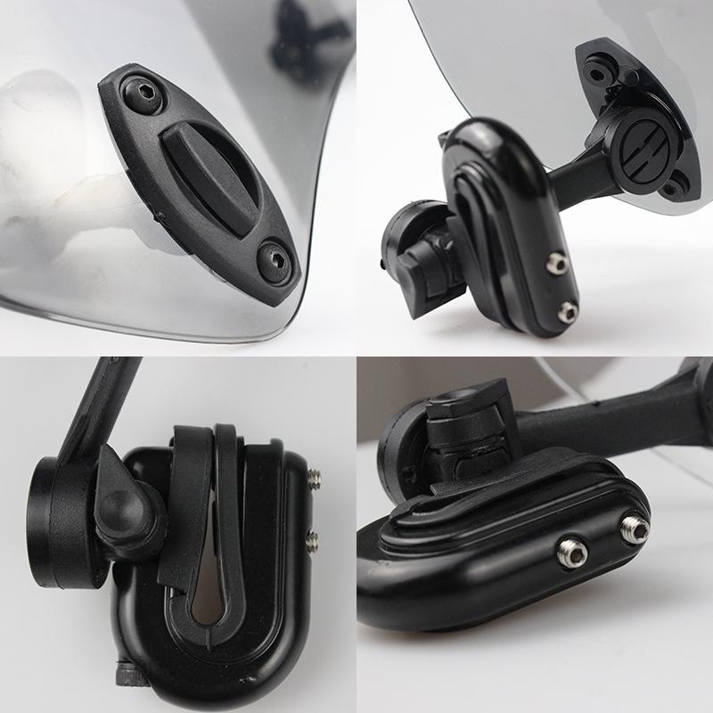 New 1pcs Universal Adjustable Windscreen Windshield Extension Spoiler Wind Deflector