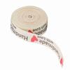 1pcs Fonts Printed Cotton Ribbon Tape 1.5cm Width Fabric Craft Ribbon DIY Sewing Ribbon  Packaging