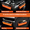 Car Center Console Organizer Faux Leather Car Storage Box for Sunglasses Cards Vehicle Dashboard Tray for Tidying Car Interior Accessory