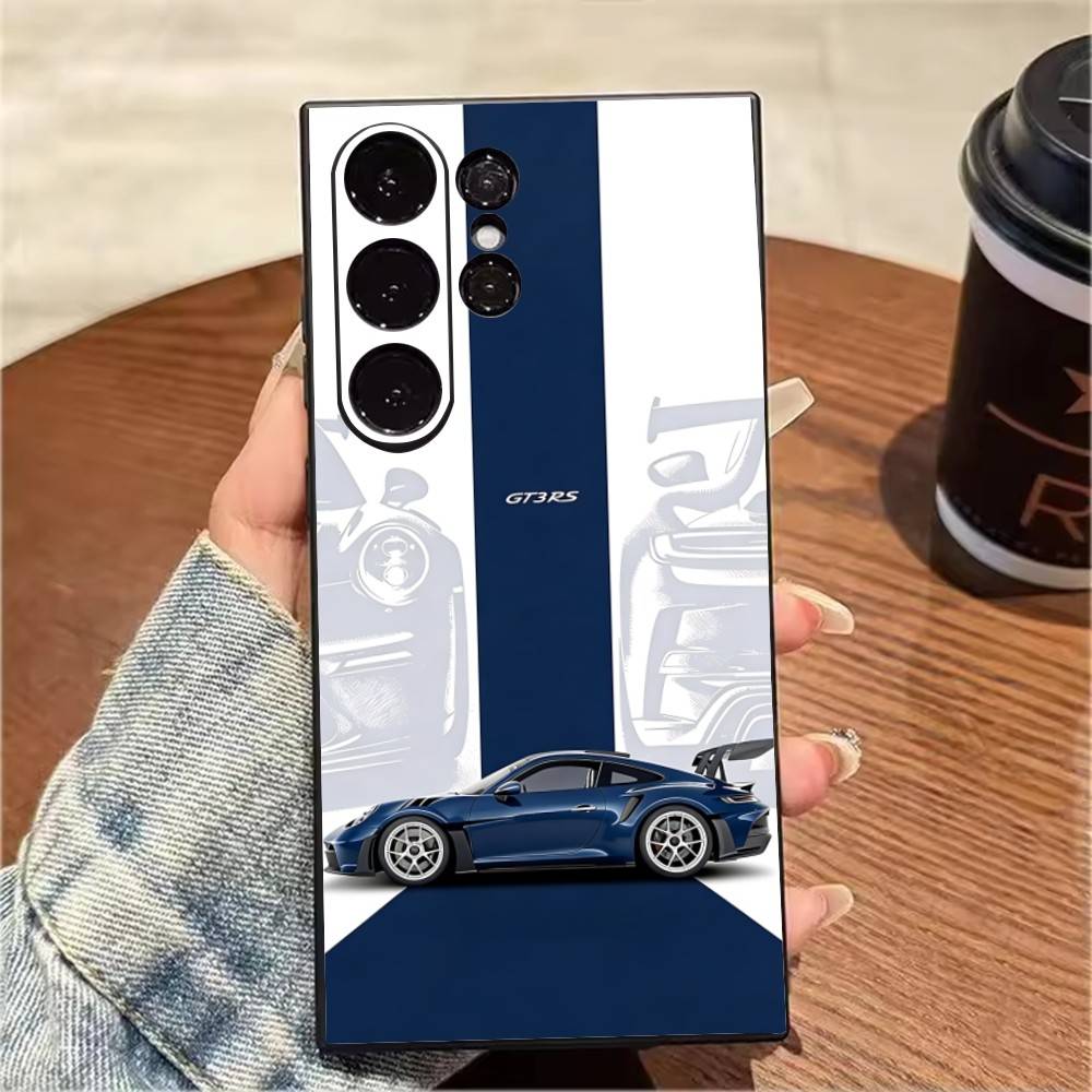 PRO-Cars GT 3-RS Top Supercars Phone Case For Samsung S25,S24,S21,S22,S23,S20,Ultra,S26,Plus,Fe,Note,5G Black Cover Samsung S24ULTRA