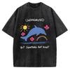 Men's T-shirt Undiagnosed But Something Ain't Right Vintage Washed Tees Funny Young Boys Oversized Wear Chic Tunics