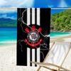 Sport Club Football Crest Printed Beach Towel, Super Soft Microfiber, Perfect Gift Birthday, for Pool, Beach, Travel, for family and friends