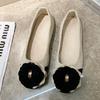sapatos femininas zapatos de mujer women cute round toe floral spring slip on flat loafers lady plus size cool work shoes ga180