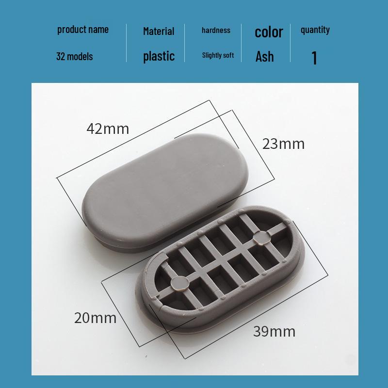 Toilet Seat Cushion: Anti-slip Shock Absorbing Silent Rubber Pads