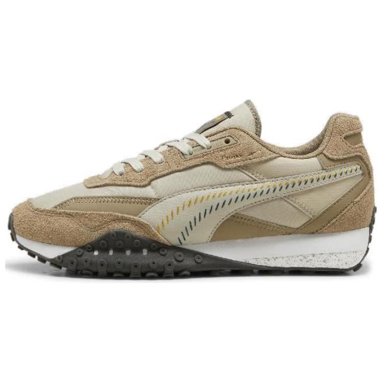 Puma Blacktop Rider Premium Athletics Khaki Beige Unisex Sneakers Tan 398196-02