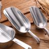 Багатоцільова лопатка для кубиків льоду, нержавіюча, зі зручною ручкою, черпак для зерна, крупи