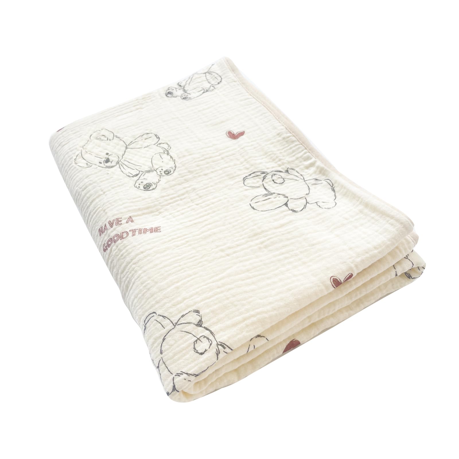 

марлевое полотенце для ванной, марлевое детское одеяло 100 см x 100 см, 6-слойное, для сна, полотенце, ребенок, детская, 100% хлопок, одеяло, мальчик, девочка, подарок, (бежевый) бежевый