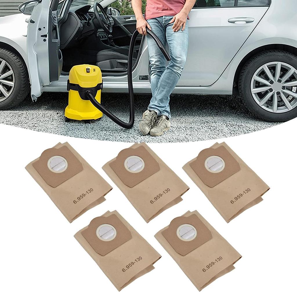 Pachet Hârtie Aspirator Motronic Karcher WD3200 WD3300 WD3500 Aspirator Umed și Uscat Accesorii de Înlocuire Sac Aspirator 6.959-130.0 (4 piese)