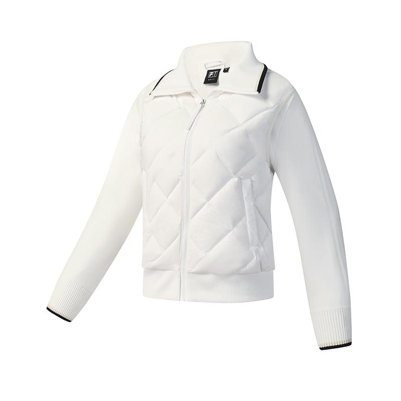 

Fila Модная высококачественная элегантная простая повседневная спортивная теплая удобная пуховая куртка женская верхняя одежда нефритово-белая A11W545915FWT S