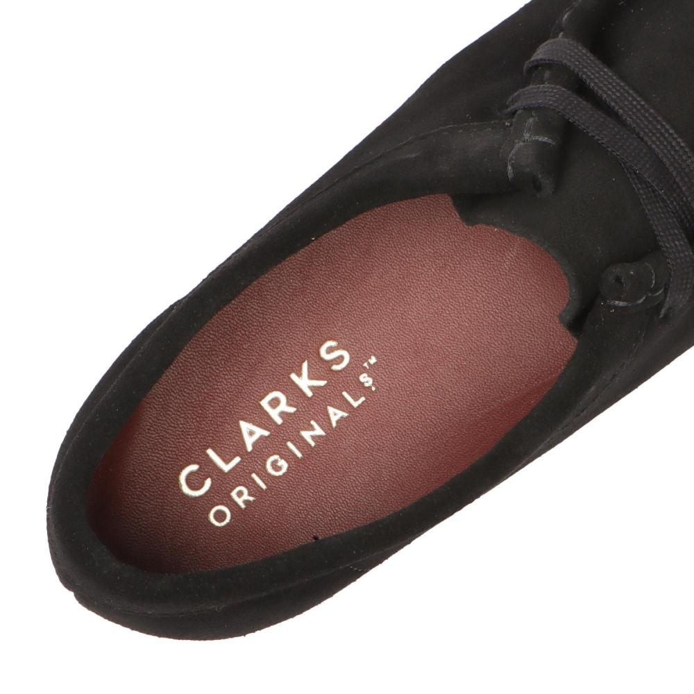 ClarkS W S Wallabee. 261555224 Black Suede