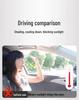 Blackout Vinyl Car Sunshade: Static Adhesion Sun Visor for Window Shade, Heat Insulation, Privacy & Sun Protection.