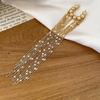 Beads Tassel Ear Clip Long Chain Ear Buckle Personality No Piercing Earrings  Gift