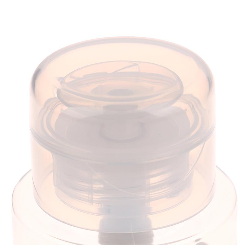 Nachfüllbare Flasche Nagelreiniger Behälter wiederverwendbar Presse Pumpe Spender leer