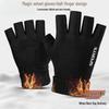 Yihan Men's Winter Warm Half-Finger Touchscreen Gloves