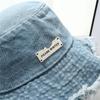 Hat, Women's Fringed Denim Hat, Fisherman Hat, Big Brim Basin Hat