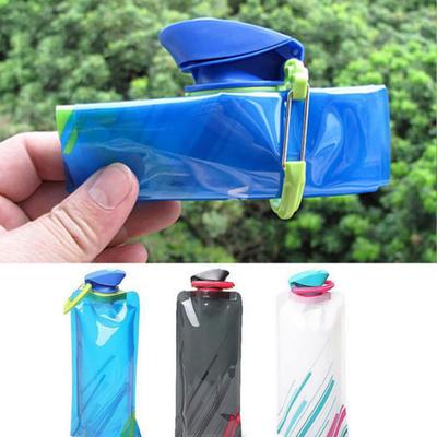 700ml Wandern Camping Wiederverwendbare tragbare ultraleichte Outdoor-Sport Drop Transport Wasserbeutel faltbare weiche Wassertasche