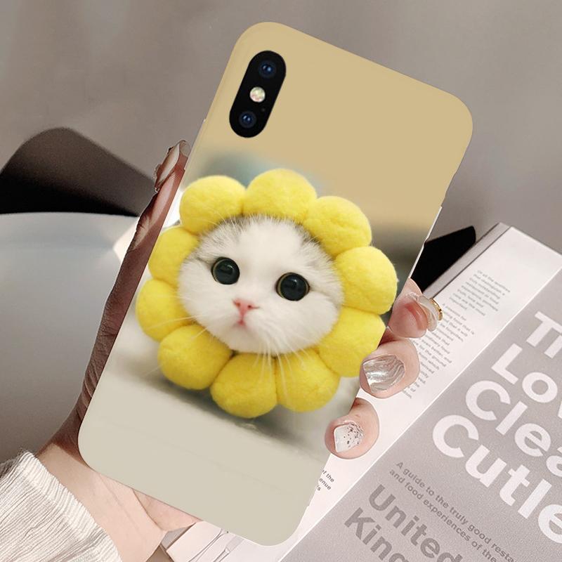 

Чехол с милым рисунком кота для Samsung Galaxy S22 S21 Plus S20 FE Ultra S10 S9 S8 S7 Edge S10E Note 20 10 Lite, мягкий силиконовый чехол For Samsung S9