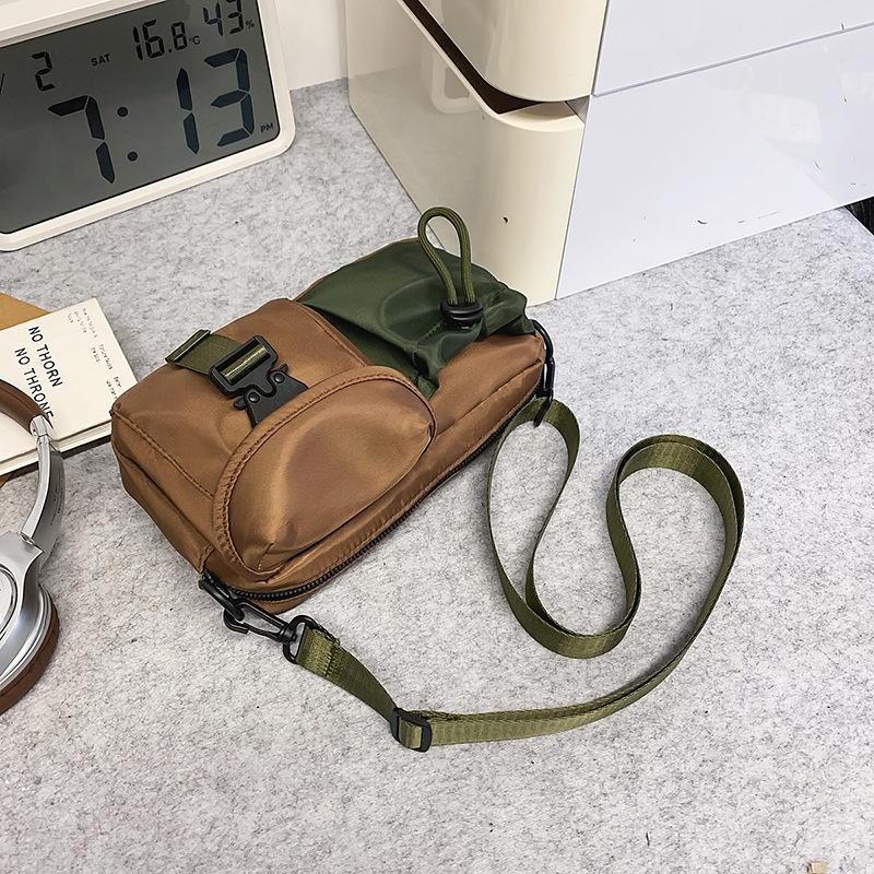 Outdoor men s and women s messenger bags trendy brand functional sports small satchel versatile lightweight shoulder bags men s bags