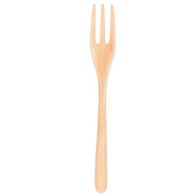 Fruit Salad Fork Harmless Wooden Fork Lunch Dessert Fork Kitchen Cutlery for Office Outdoor