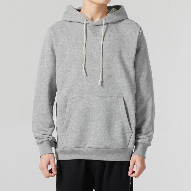 Nike College Style Color Block Logo Simple Hoodie Men Hoodies Gray FZ0219-063