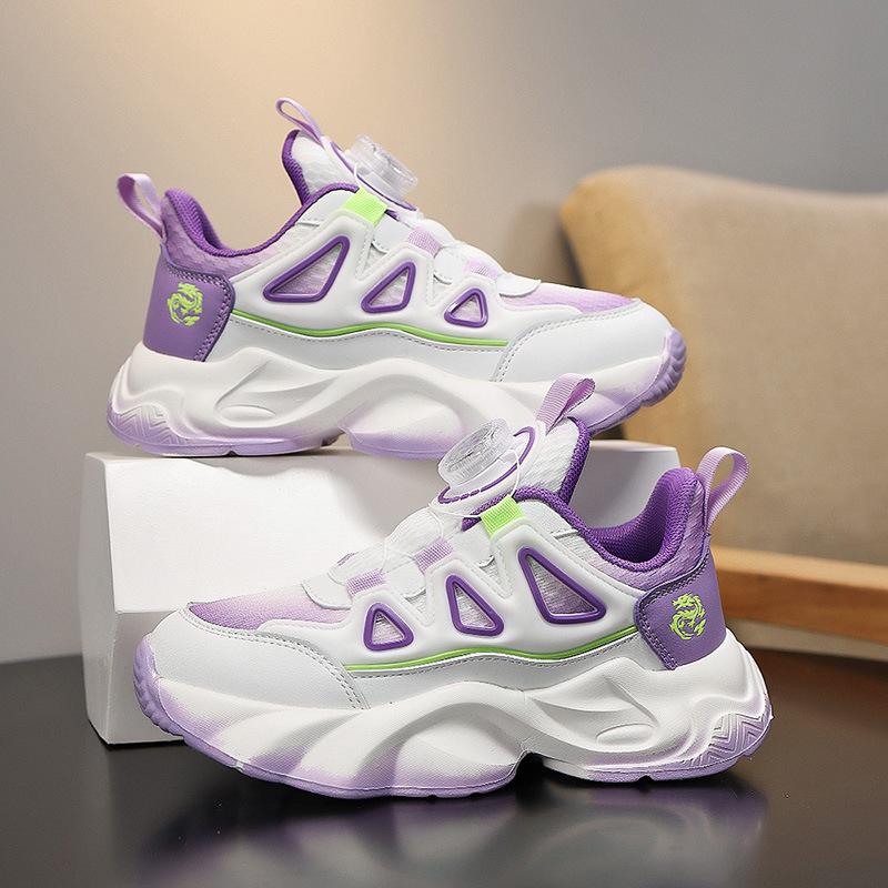 Atmungsaktive Netz-Laufschuhe für Mädchen, Trendige Sport-Freizeitschuhe für Grund- und Sekundarschüler, Herbstkollektion 2025