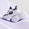 Anta Kids Synthetic Leather Fabric Trendy Versatile Lightweight Shock Absorbing Low Top Running Shoes Men Running Shoes Blue White A22445577N-2