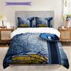 Memphis Grizzlies Bold Fierce Three-piece Set(1 * Duvet Cover + 2 * Pillowcase, Without core)Soft and Comfortable Duvet Cover and Pillowcase