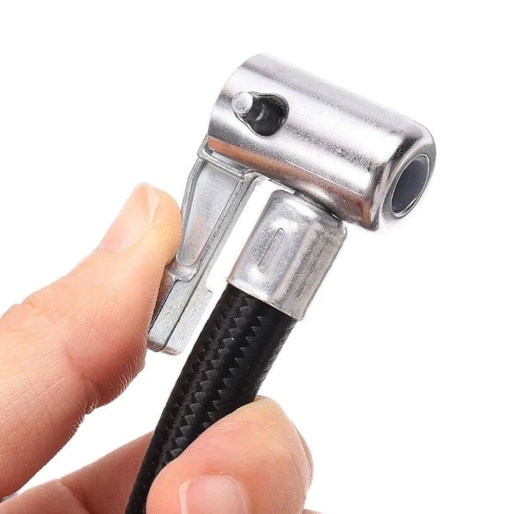 10CM Car Tire Inflator Hose Extension Tube Inflation Tube Adapter Connector Hose Car Exterior Accessories Cannot Deflate