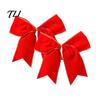 Decoratieve Fluwelen Linten 2 Stuks Kerstboom Strik Decoraties, Stof Feestelijke Krans Hangend Ornament Trap Strikken voor Huis, Feestelijke Slingers Bruiloft