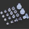 20Pcs Clear Rubber Embedded Furniture Bumper Table Chair Leg Feet Bottom Glide Slide Pad Floor Protector Shockproof Accessories