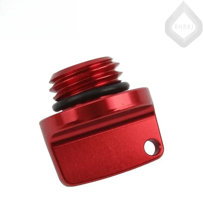 

Motorcycle Universal Crankcase Cover CNC Engine for Oil Filler Cap Plug1pcs червоний