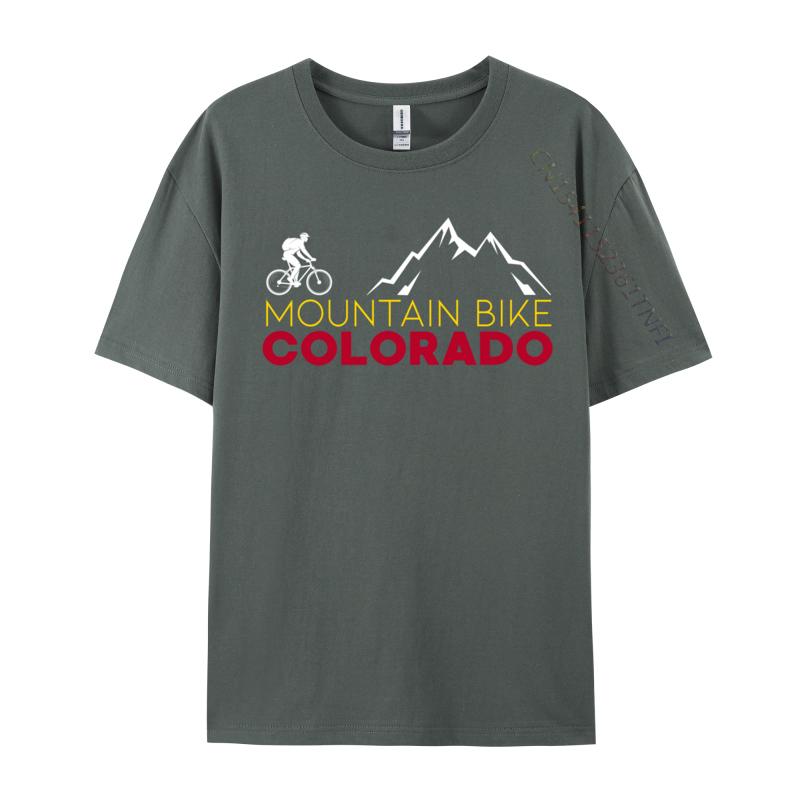 Colorado Mountain Bike Co Mtb T Shirt Design Labor Day Special All Cotton Mens Top T-Shirts Tops Tees Drop Shipping