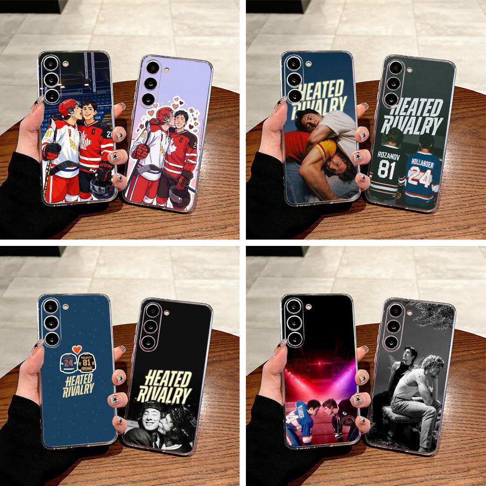 Heated Rivalry-Shane Hollander-Ilya Rozanov Phone Case For Samsung Galaxy A71,A70,A52,A51,A40,A30 Transparent Cover