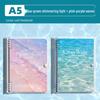 Detachable Transparent Leather Binder with 5 Notebooks for High School Students - 2026 Edition