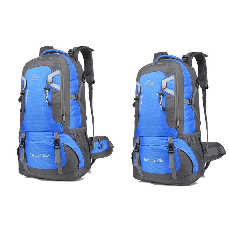 Cross-Border Mountaineering Backpack: 40L/60L Large-Capacity Travel & Cycling Bag, Double Shoulder, Hiking Backpack