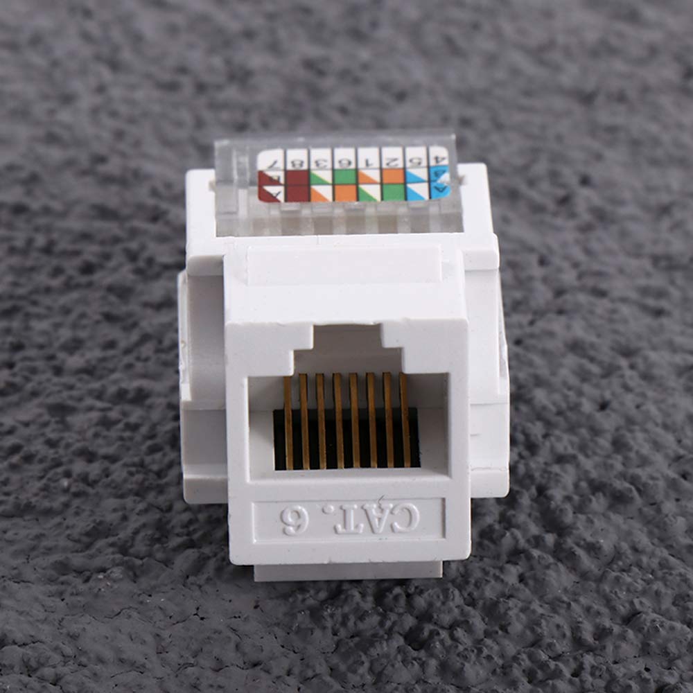Plug Werkzeugloser Netzwerkadapter Ethernet-Adapter RJ45-Anschluss Netzwerkbuchse Netzwerkmodul CAT6