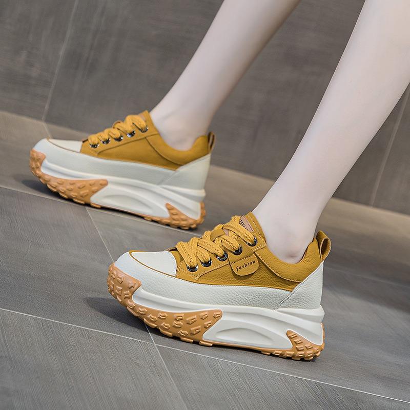 Papa shoes baskets décontractées légères rétro à semelles épaisses