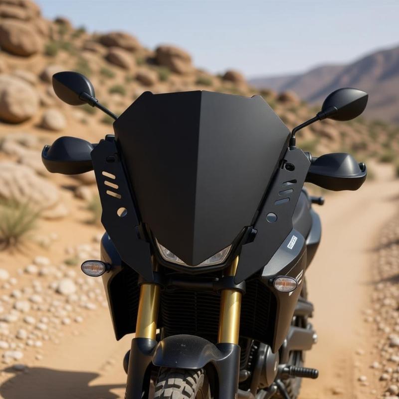 Motorcycle Wind Deflector for MT-15 MT-125 Windshield Extension Spoiler For Street Cruisers And Retro Bikes