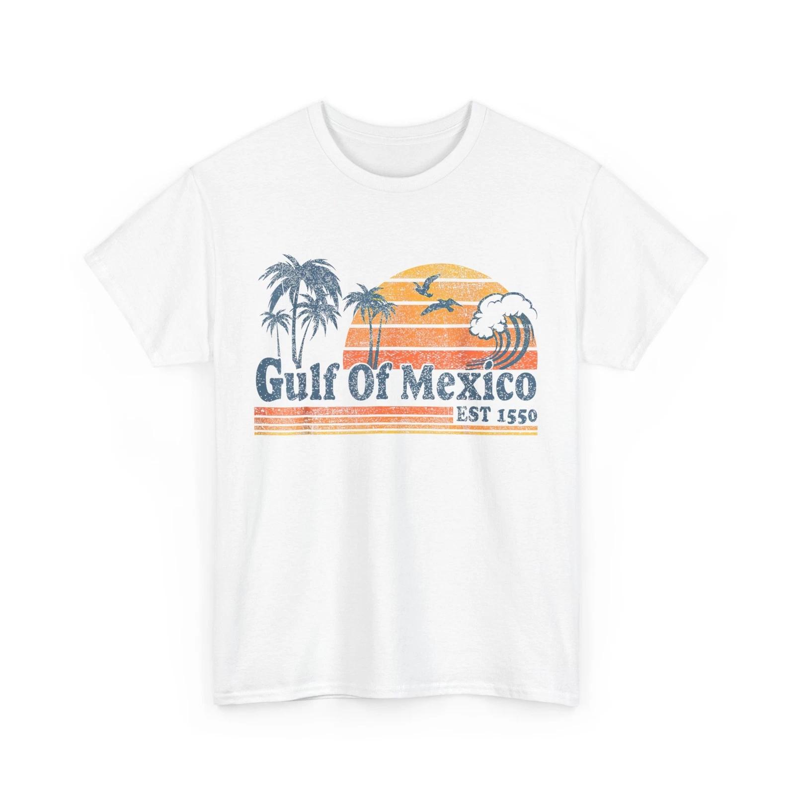 Gulf of Mexico Est 1550 T shirt, Gulf of Mexico Beach Retro Vintage T shirt M