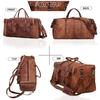 Buy 1 Get 1 Free - Leather Duffel Bag Men, Monogram Bag,Leather Weekender Bag Men,Overnight Bag,Travel Gift