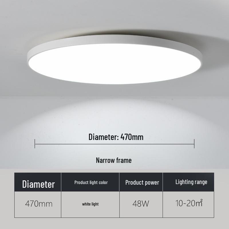 Ultradünne wasserdichte LED-Deckenleuchte für Badezimmer, Balkon, Schlafzimmer, Küche und Flur.