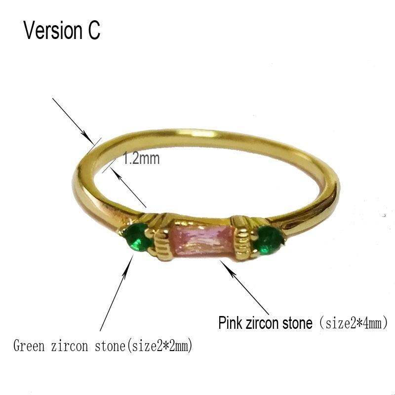 4 Pieces / Set Of Fashion Women's Rings Alloy Ring Diamond Jewelry