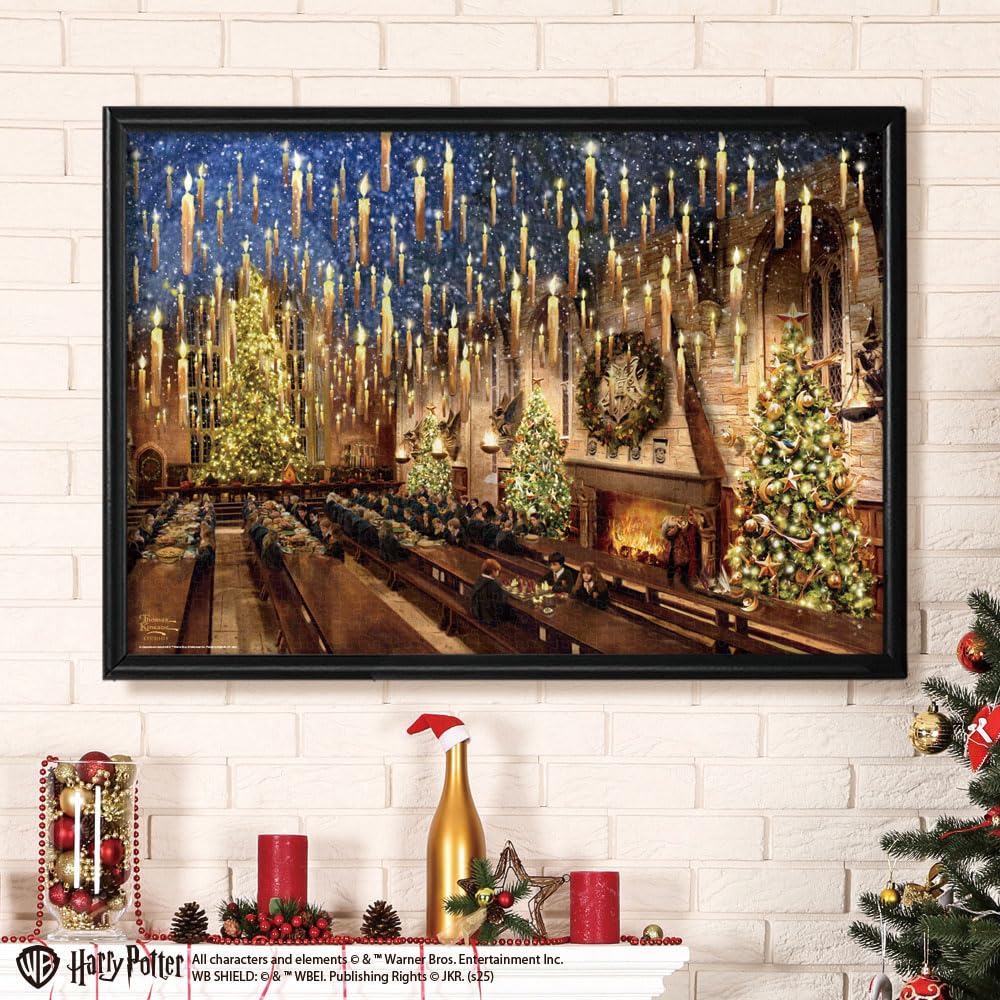 Tenyo in Illuminated Jigsaw Puzzle Harry Great Hall Thomas Kinkade Studios Includes and Service Card (Tenyo) [Made Japan] 1000-Piece Potter™