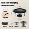 Stainless Steel Charcoal Grills Carbon stove Barbecue Grill Rack Round Korean Non-stick Home Outdoor Camping Portable BBQ Tools