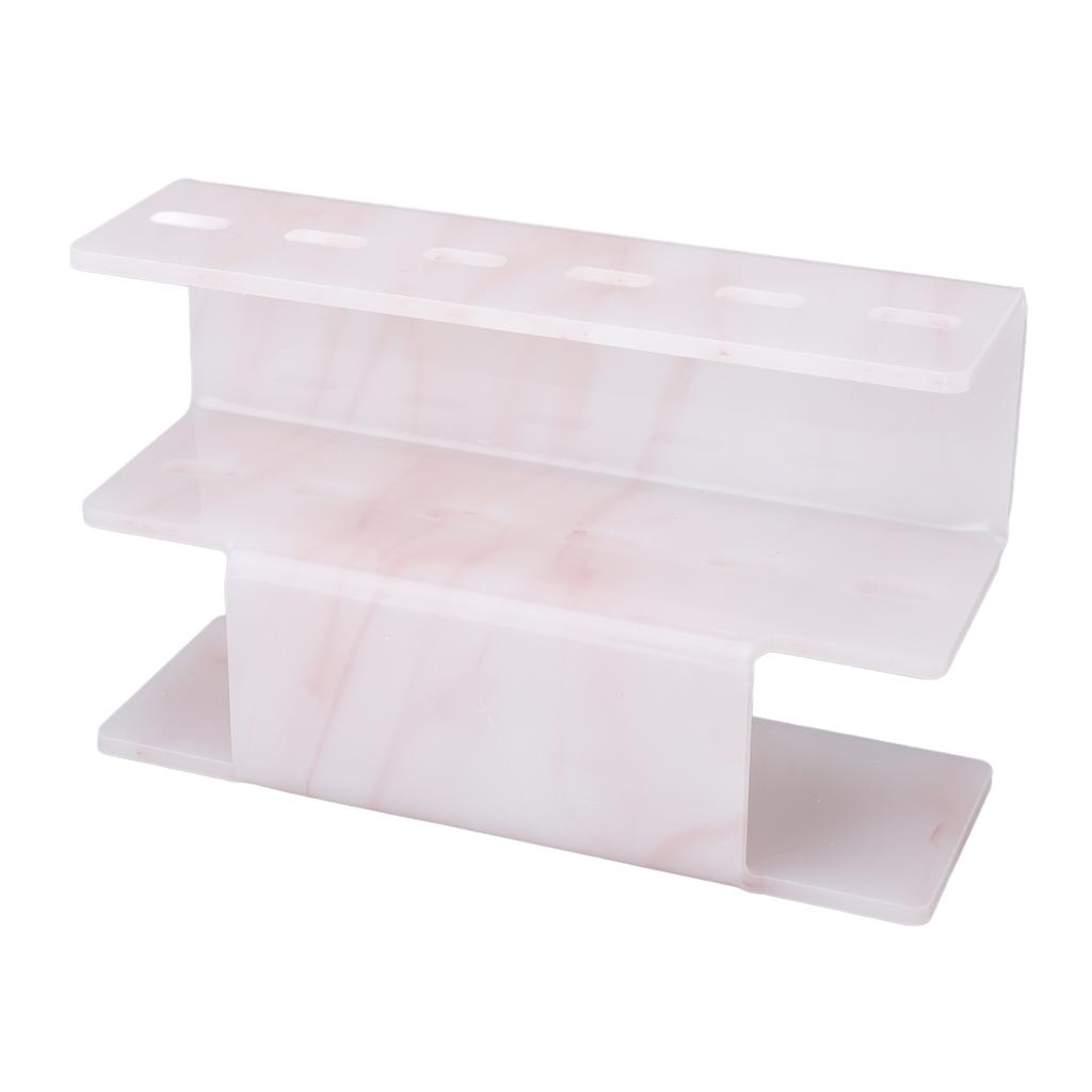 Pinzetten-Organizer-Rack mit 6 Löchern, platzsparender Pinzetten-Aufbewahrungsständer aus Kunststoff für den Schönheitssalon
