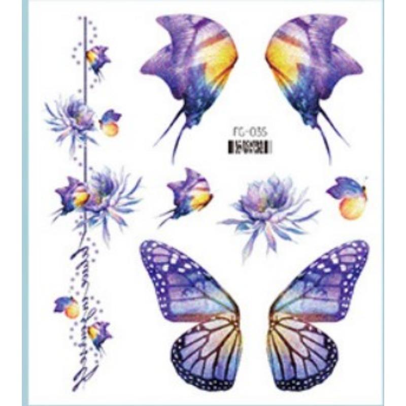 

Детская вечеринка, украшение для лица, макияж, татуировка, наклейка с изображением русалки, забавная временная татуировка, наклейка с переносом воды, 1 шт. 105*120mm