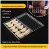 Boîtes à emporter pour raviolis à 12 compartiments jetables